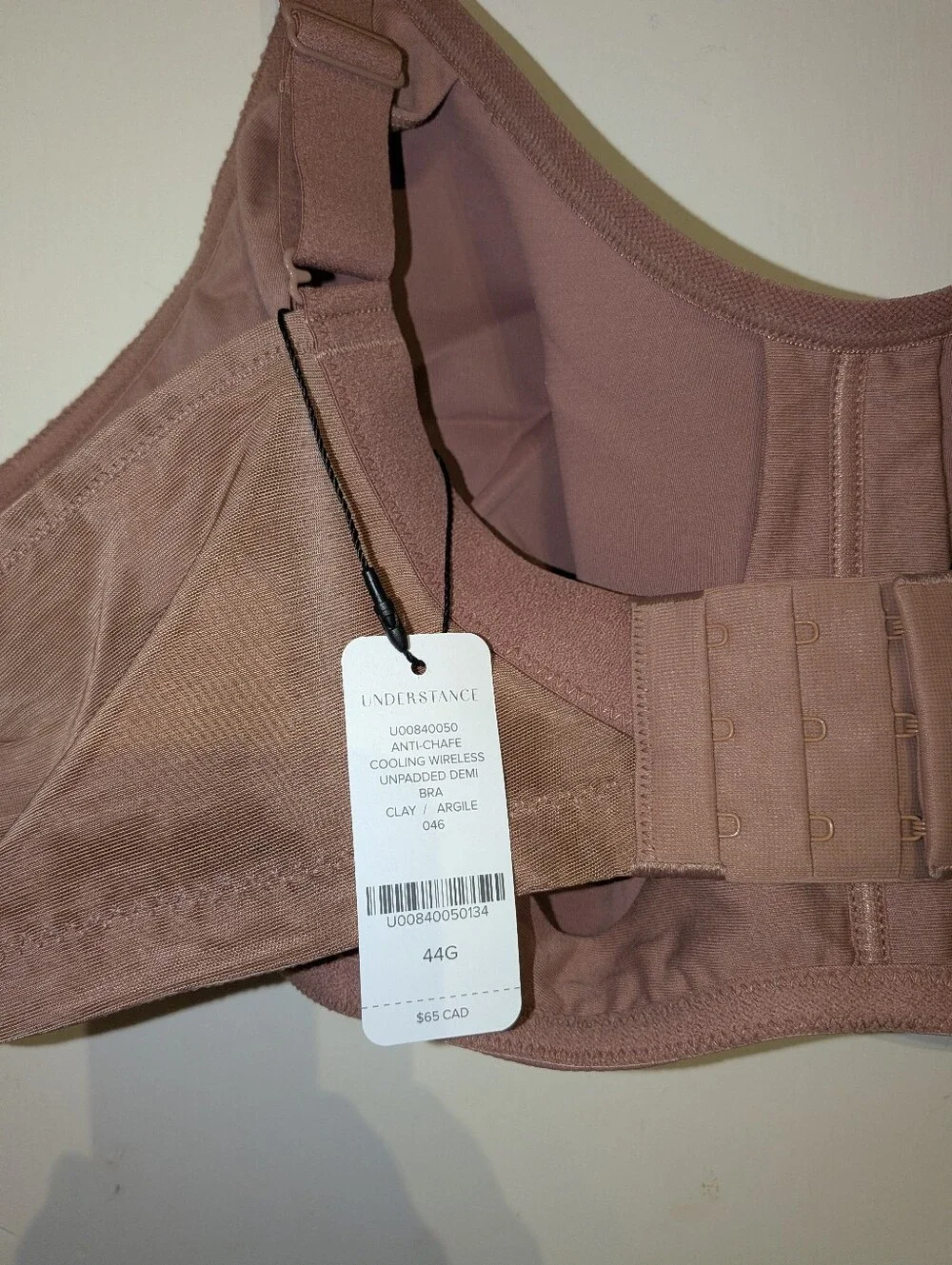 44F, 44GUnpadded Cooling anti Chafe No Under Wire Bra Light Brown